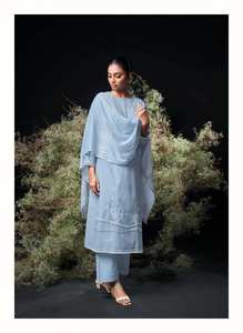 Premium Cotton Dobby Embroidered Salwar Kameez Collection Party Wear <b>Indian</b> & <b>Pakistani</b> <b>Clothing</b> at Wholesale Rate - Product Image 3