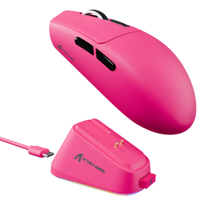 Souris sans fil légère Attack Shark G3 <span class=keywords><strong>PRO</strong></span> 59g, capteur PAW3311, 25000 DPI, trois modes, Bluetooth, optique, pour e-sport, avec station de charge - Product Image 2