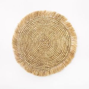 Tapis de table en jonc de mer naturel fait à la main au design moderne, décoration de la maison, tapis fabriqués en Inde au meilleur prix et de haute qualité, vente en gros - Product Image 4