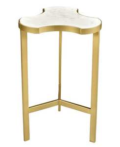 Mesita de noche de piedra de ágata moderna de lujo con acabado dorado colección Natural muebles para el hogar para cocina sala de estar dormitorio - Product Image 1