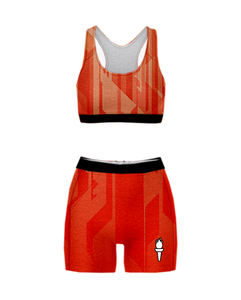 Ensemble de yoga pour femmes avec leggings extensibles haut de sport respirant tissu à séchage rapide Logo personnalisé OEM Service femmes coton polyester - Product Image 4