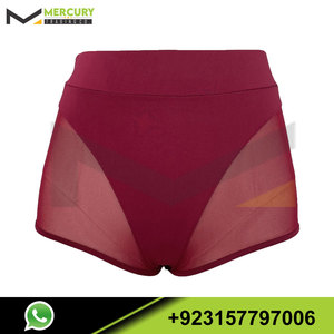 Shorts en maille multicolores personnalisés pour femmes, parfaits pour la course à pied, le cyclisme et la natation - Product Image 5