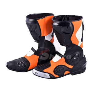 Chaussures et bottes de moto pour la conduite en ville |   Cuir léger et respirant, grande taille |   Semelle ignifuge et absorbant les chocs - Product Image 1