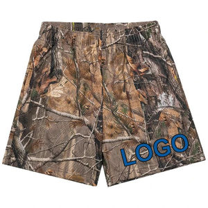 Shorts de Malla Casuales Unisex Personalizados al por Mayor para la Temporada 2026, hasta la Talla 6XL, Multicolores con Patrón Sólido, Cintura Media, Sublimación - Product Image 3