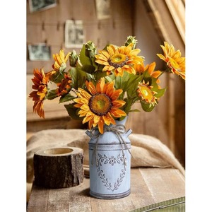 Vase à fleurs en métal, Pot de Table pour décoration de la maison, Center de Table, chambre à coucher, salon, balcon, Vase en fer pour décoration de la maison - Product Image 6