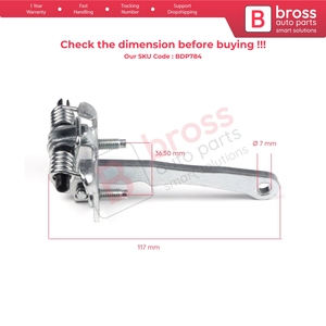 BDP784 Limitador de Apertura de Puerta Delantera para 306 1993-2002 918173 - Product Image 5