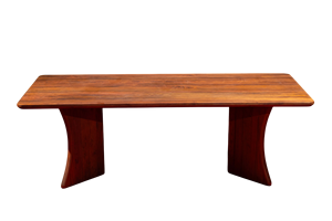 Trending Product Modern Solid Walnut Wood Dining <b>Table</b> Rectangular <b>Table</b> with PU Finish for 10 People - Product Image 5
