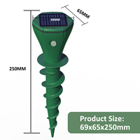 Répulsif Solaire Anti-Taupes de Haute Qualité, Fabricant OEM/ODM, Technologie de Vibration Brevetée R&D, Répulsif Extérieur Contre les Taupes et les Gophers