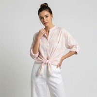 Chemise décontractée légère, respirante et lavable, à manches boutonnées, col chemise, tissu en maille, motif Argyle, 100% coton, printemps/été