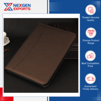 Nexgen Exporta Portafolios de Piel Sintética de Alta Calidad, Modernos y de Lujo, con Clip, Tamaño y Color Personalizables, Opción de Logotipo Personalizado