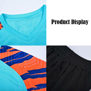 Uniforme de Fútbol Personalizado para Entrenamiento, Secado Rápido, Transpirable, Jersey y Pantalones Cortos de Poliéster, Impresión de Logotipo, OEM, ODM, Venta al Por Mayor - Product Image 3