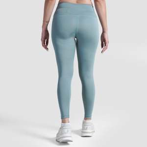 Leggings de course en tricot vert aqua - Product Image 2