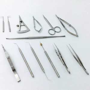 Juego de Instrumentos Quirúrgicos para Glaucoma de Acero Inoxidable de Alta Calidad en Oferta, Bandeja de Silicona Oftálmica Manual Reutilizable - Product Image 6