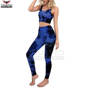 ชุดโยคะสำหรับผู้หญิง2ชิ้นปรับแต่งได้ชุดบราเลกกิ้งแบบใส่กลับด้านได้ - Product Image 2