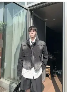 Nouvelle veste en jean pour homme, veste en jean décontractée de haute qualité, tendance, veste en jean délavée pour homme, designer - Product Image 2