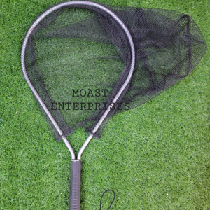 ตาข่ายซิลิโคนพับได้79.5ซม. ตาข่ายประมงพร้อมสวิตช์ล็อกสายพานคลิปหนีบเข็มขัด N02ตกปลาเทราต์ - Product Image 1