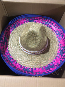 Personalizable Sombrero Mexicano Sombrero Evento Souvenir Sombreros de Paja - Product Image 3