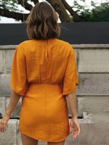 Vestido de fiesta con estilo de algodón hecho a mano indio, Vestido corto para niña, vestido de fiesta de cumpleaños personalizado para novia, boda, vestido de luna de miel, regalo - Product Image 2