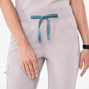 Pantalones Médicos Unisex al por Mayor de Alta Calidad, Antiarrugas, Transpirables, de Tela de Lana Peinada, Colores y Tallas Personalizables, ¡Gran Venta! - Product Image 2