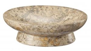Porte-savon rond Onyx vert tourbillonnant, porte-savon en marbre beige, porte-savon en marbre de pierre pour salle de bain - Product Image 3