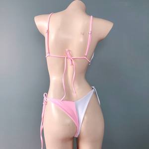 Bikini Triangular Sexy de Moda con Decoración de Joyería Personalizada para Traje de Baño de Verano - Product Image 5