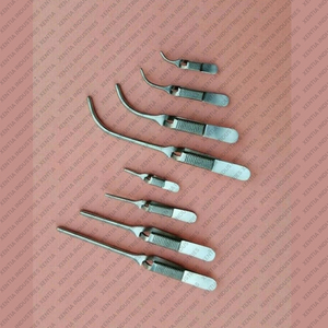 ชุดเครื่องมือผ่าตัดหลอดเลือดแบบมืออาชีพ 8 ชิ้น ยี่ห้อ DeBakey Bulldog Vascular Clamp Forceps แบบตรงและแบบโค้ง สำหรับการผ่าตัดหลอดเลือดแบบไม่ทำลายเนื้อเยื่อ - Product Image 4