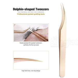 Pakistan Manufacturer Ultra Detail <b>Eyelash</b> Tweezers With Slim Accurate Ends Lash Control <b>Eyelash</b> Tweezers - Product Image 4