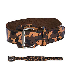Ceinture de musculation en cuir avec logo personnalisé, réglable, pour la musculation, l'entraînement physique, la musculation - Product Image 1