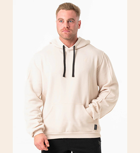 Sudadera con capucha de cachemira pura lujosa para hombre, prendas de punto informales cómodas, decoración de botones, cierre de cordón, estilo invierno otoño XXS Suelto - Product Image 1