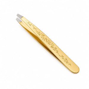 Pinzas para Cejas SHEARS BEAUTY de Acero Inoxidable Duradero con Punta Curva - Herramienta Profesional para Salón de Belleza - Product Image 2