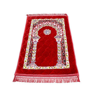 Nouveau tapis de prière extra épais en gros 2026, cadeau de l'Aïd el-Fitr, tapis de prière musulman confortable en forme de triangle, tapis de prière islamique gaufré - Product Image 2
