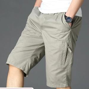 2024 hommes grande poche travail Shorts été mâle ample droite mode Y2k vêtements hommes pantalons décontractés - Product Image 4