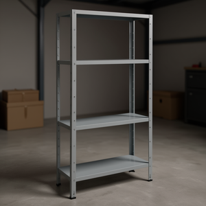 MINIEURO Kit d'étagères emboîtables gris RAL 7038 E550G 4 unités - 75x30x150cm - Product Image 3