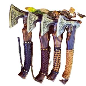 Hache Viking faite à la main personnalisée Haches Viking forgées à la main-Haches en acier au carbone dans le prix de vente total 2025 - Product Image 6