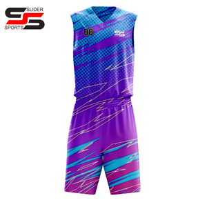 Wholesale No MOQ Teamwear Usa Jersey Basketball Shirts Custom Jerseys Basketball Uniforms Unisex Sublimation Basketball Wear Set - Product Image 6