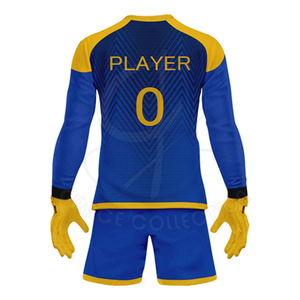 Conjunto de ropa deportiva de fútbol de poliéster 100% con kits de traje de manga larga de entrenamiento de fútbol de tela personalizable - Product Image 2