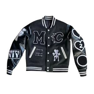 แจ็คเก็ตสไตล์วาร์ซิตี้คลาสสิก แจ็คเก็ตผ้าวูลผสมสไตล์วิทยาลัยระดับพรีเมียม แจ็คเก็ตสไตล์เบสบอลสำหรับทีมแบบสั่งทำ - Product Image 1