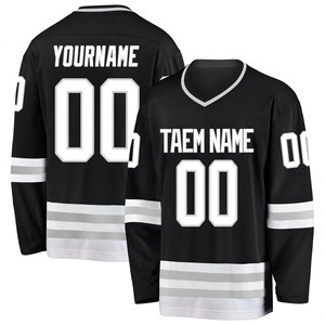 Proveedor de jerseys de hockey sobre hielo con tamaño personalizado ajustado MOQ bajo Detalles de tela de Envío Mundial Precio directo de fábrica y diseño personalizado - Product Image 2