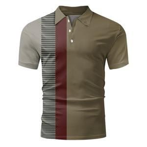 Nouveauté Chemises pour hommes de haute qualité en tricot Design personnalisé Matière respirante Motif uni décontracté Manches courtes Été - Product Image 3
