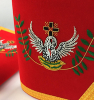 Ensemble de Regalia du Rite Écossais du 18e Degré de Qualité Supérieure pour Francs-Maçons, Broderie à la Main, Logo en Tissu Personnalisé, Vente en Gros 2025