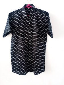 Camisa estampada de algodón de alta calidad para hombre, diseño de estampado de bloque de manga corta de verano, vestido estampado de bloque de mano indio paquistaní - Product Image 2