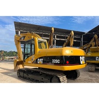 Excavatrice sur chenilles Caterpillar d'occasion en excellent état, 20 tonnes, modèles Cat 320BL, 320D2, 320C, 320D, 325BL, pour travaux miniers et routiers