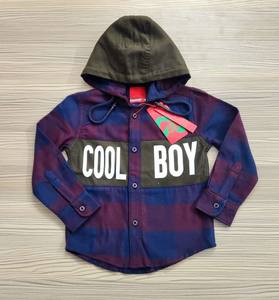 Nouvel arrivage Sweat à capuche à carreaux décontracté pour garçon à manches longues en coton et polyester respirant anti-boulochage Bangladesh - Product Image 4