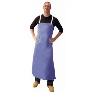 Delantal de soldadura sin mangas de cuero de vaca ignífugo de mejor rendimiento Protección corporal de seguridad industrial para construcción - Product Image 3