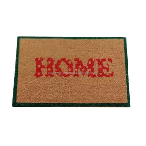 Tapis de porte en fibre de coco imprimé naturel 45x75 cm, écologique, durable, pour l'entrée, la maison et l'extérieur - Product Image 3