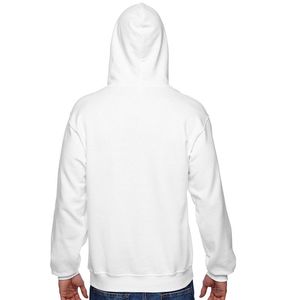 Sudadera con capucha doble, estilo patchwork, desgastada, holgada, de forro polar, impermeable, con bordado, de invierno, teñida lisa, 100% algodón - Product Image 2