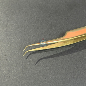 Pince à épiler de meilleure qualité en acier inoxydable pour isoler les cils pince à épiler greffée or rose - Product Image 2