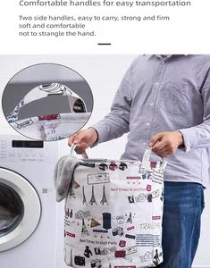 Vải Có Thể Gập Lại Lưu Trữ Hộp & Thùng Có Thể Gập Lại Bẩn Quần Áo Thùng Nhà Sử Dụng Tùy Chỉnh Kích Thước Phòng Tắm - Product Image 6