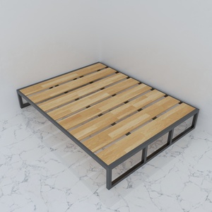 SFGN005 Estructura de Cama Minimalista de Hierro para Dormitorio, Diseño Estable, 1.6m X 2m - Product Image 1