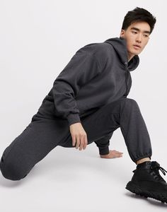 เสื้อฮู้ดของผู้ชายกระเป๋าผ้าฝ้ายเฮฟวี่เวท - Product Image 5